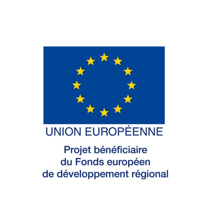 Logo Union Européenne, Projet bénéficiaire du Fonds européen de développement régional