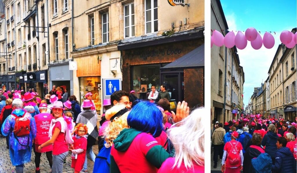 La marche de la Rochambelle 2022 dans les rues de Caen