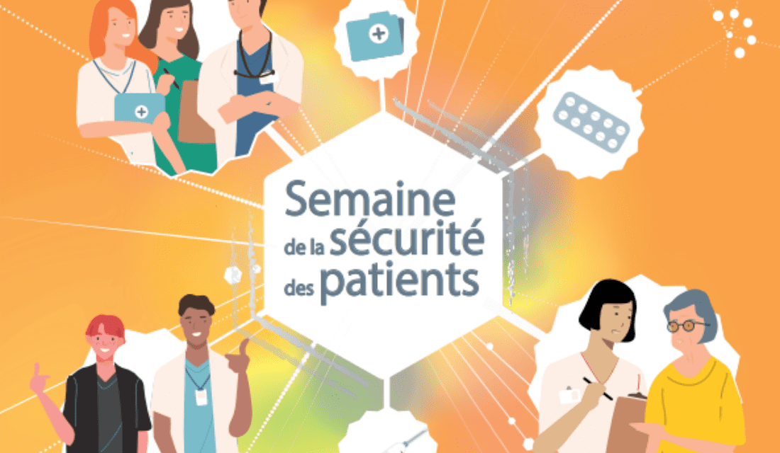 Affiche pour la semaine de la sécurité des patients 2022
