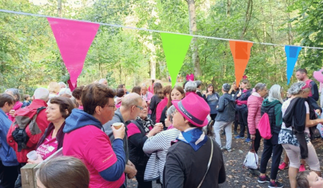 Participants à la marche-course d'Equemauville