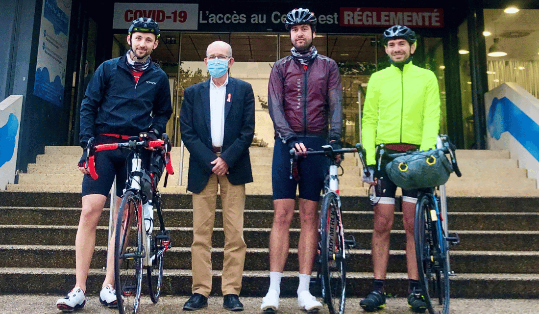 Départ de Baclesse du Tour du Cotentin à vélo le 20 octobre 2022