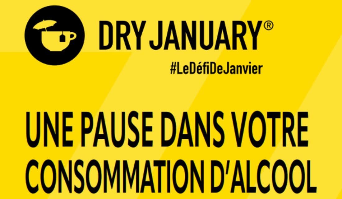 Affiche Dry January 2023 du Centre François Baclesse