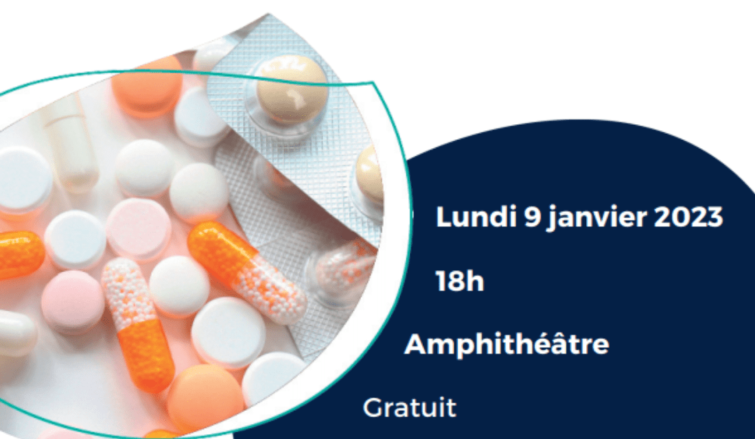 Affiche conférence-débat sur l'hormonothérapie, à Baclesse