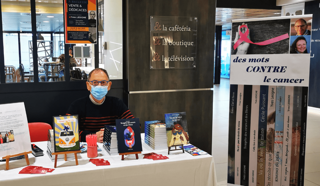 Yves Lesigne dédicace ses romans au Centre Baclesse
