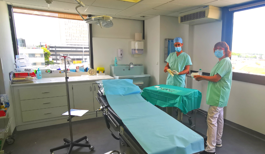 Bloc opératoire du service de chirurgie maxillo-faciale