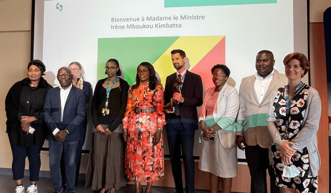 Visite de la Ministre du Congo au Centre François Baclesse de Caen