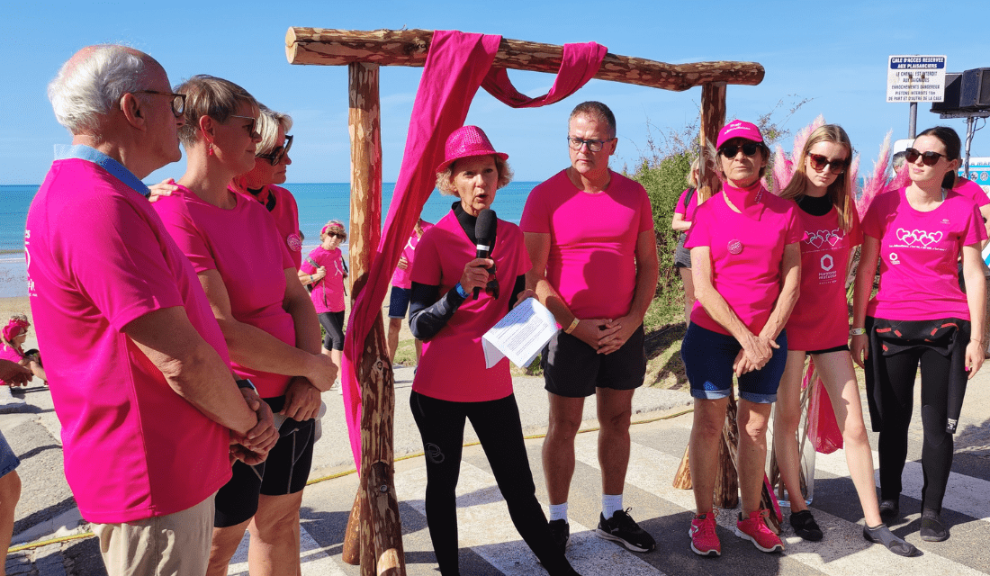 Dr Corinne JEANNE du Centre Baclesse avec les Jullouvillaises