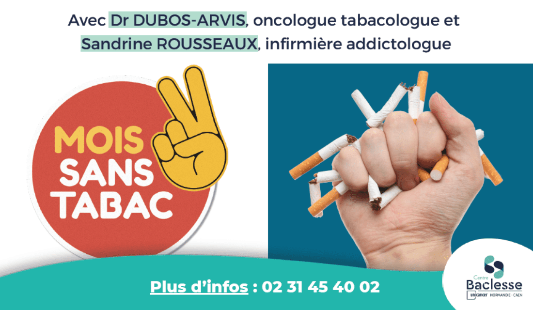 Mois sans tabac 2023 au Centre Baclesse de Caen