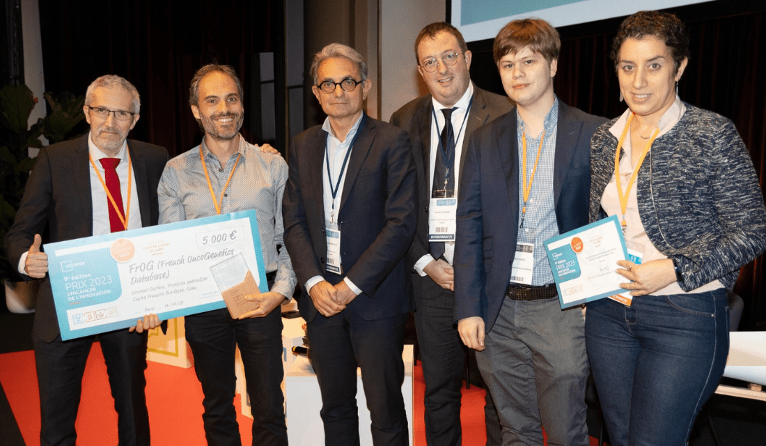 Remise de Prix Unicancer de l'Innovation 2023 pour le projet FroG du Centre Baclesse de Caen