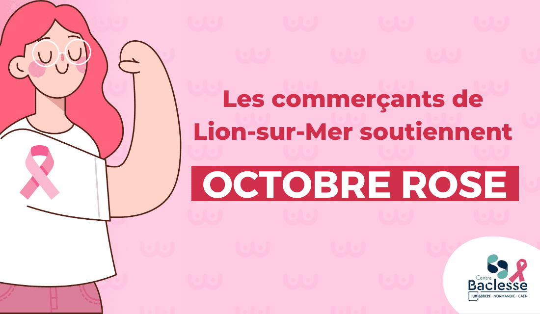 Les commerçants de Lion-sur-Mer soutiennent Octobre rose