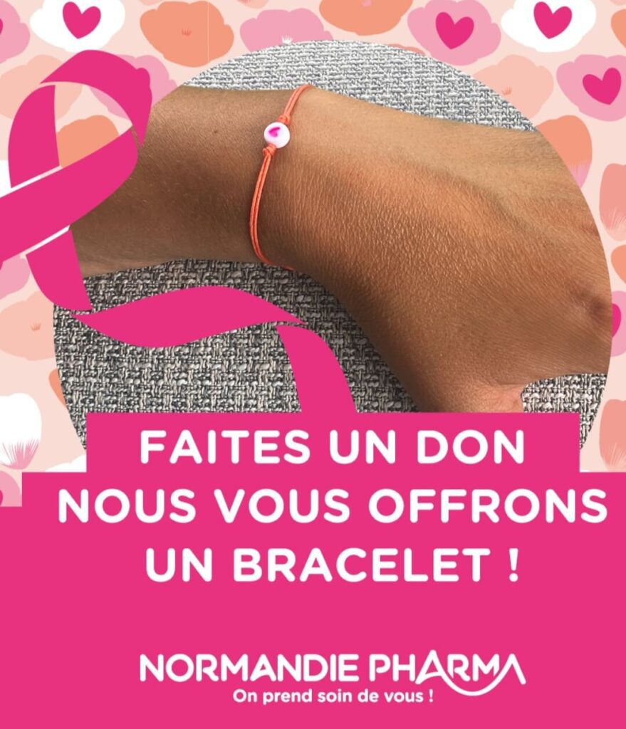 Bracelet solidaire Normandie Pharma - Baclesse Caen