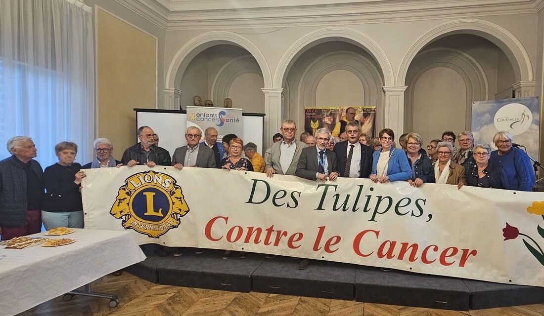 Le LIons Club de Coutances remet un chèque de 17 000 € au Centre Baclesse de Caen-Normandie