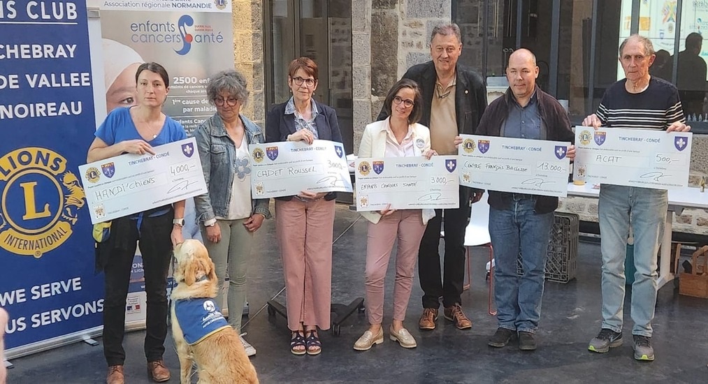 Le Lions Club de Tinchebray-Condé : un don précieux pour Baclesse !