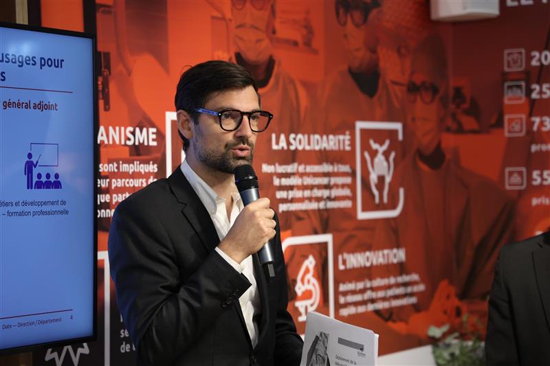 Michael Canovas prend la parole à SANTEXPO