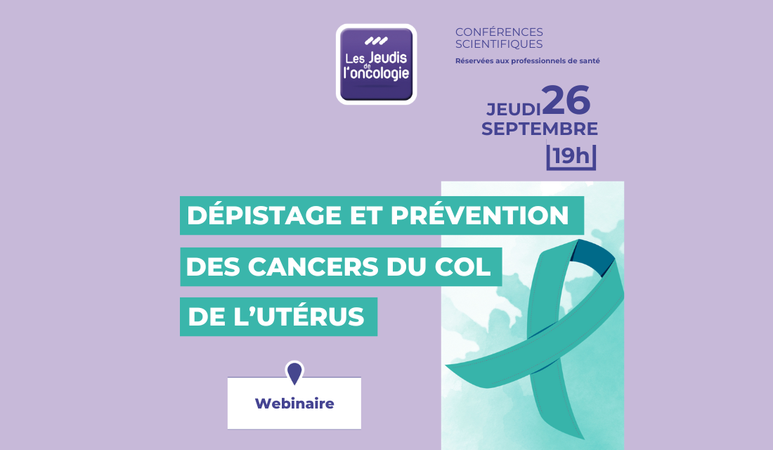 Bandeau du Jeudi de l'oncolgie du 26 septembre 2024