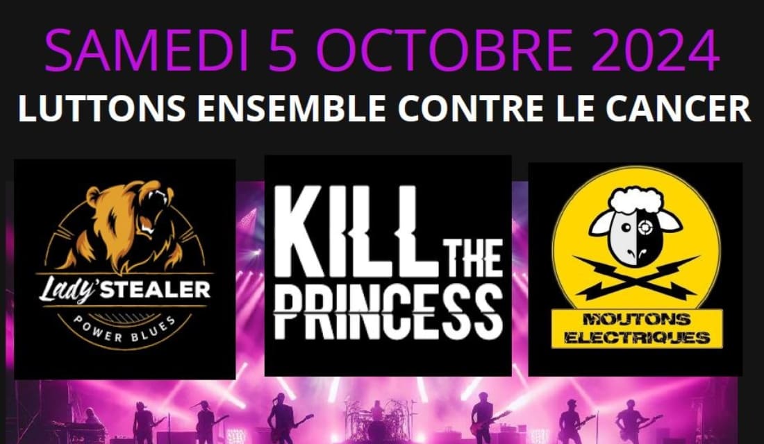 Affiche concert caritatif au profit du Centre Baclesse de Caen.
