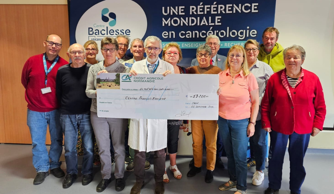 les Tulipes contre le cancer remettent un don de 19 200 € au Centre Baclesse de Caen