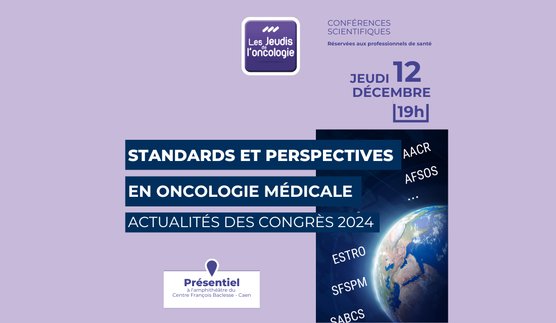 Bandeau du jeudi de l'oncologie du 12 décembre 2024