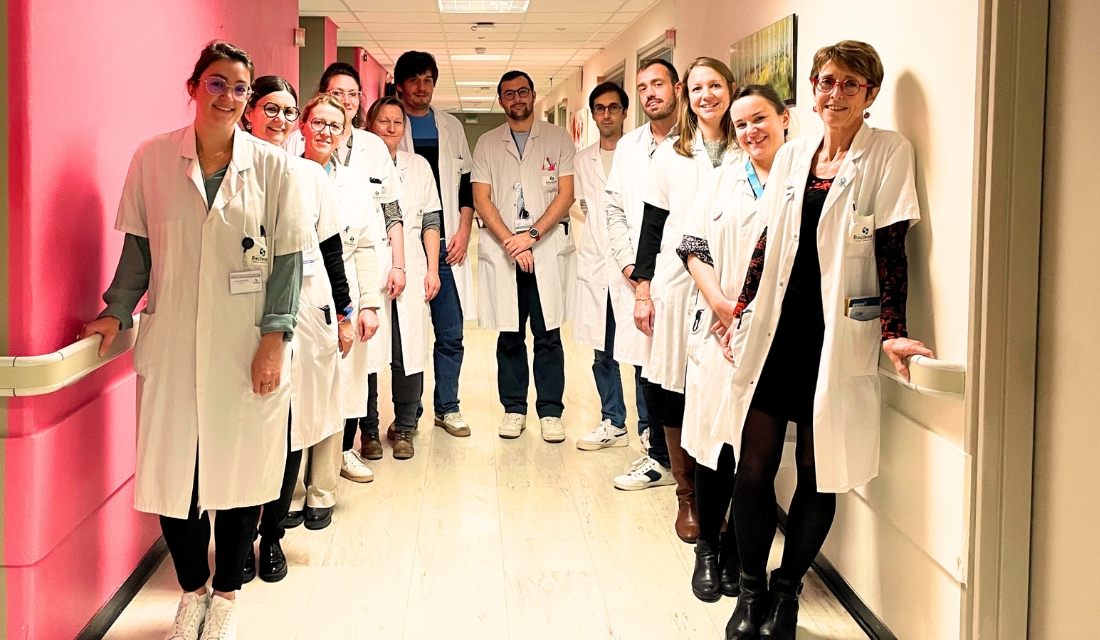 Equipe du parcours prostate du Centre Baclesse dont le Pr F. JOLY.