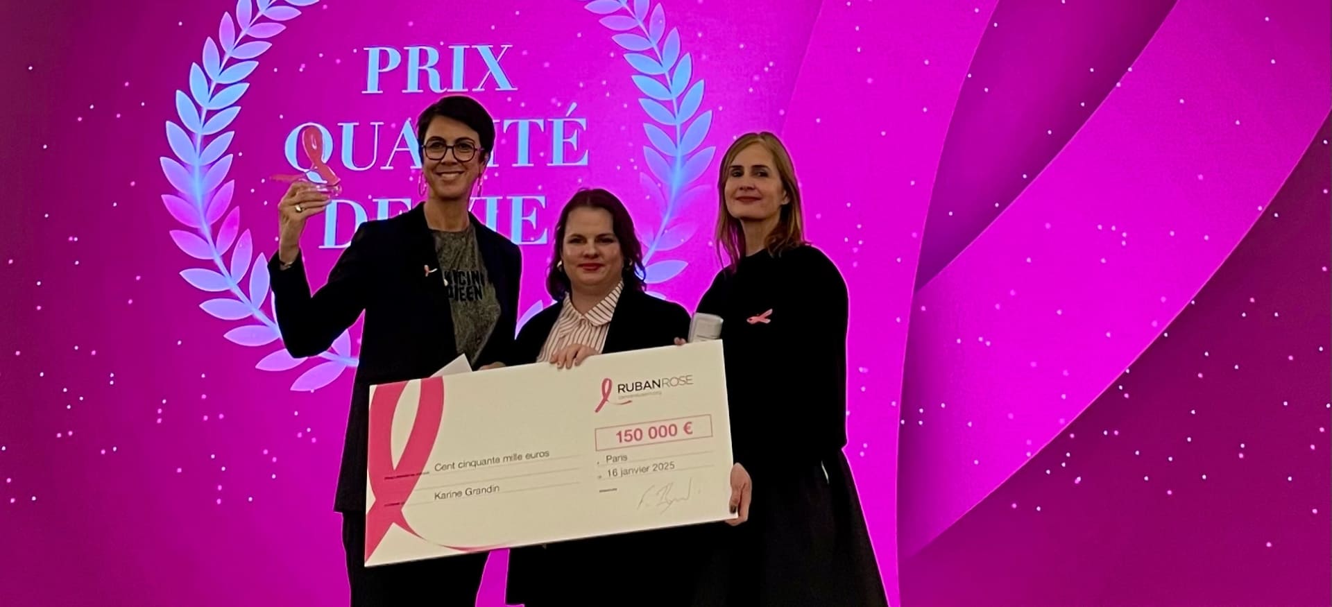 Baclesse à Caen est lauréat d'un Prix Ruban Rose Qualité de Vie