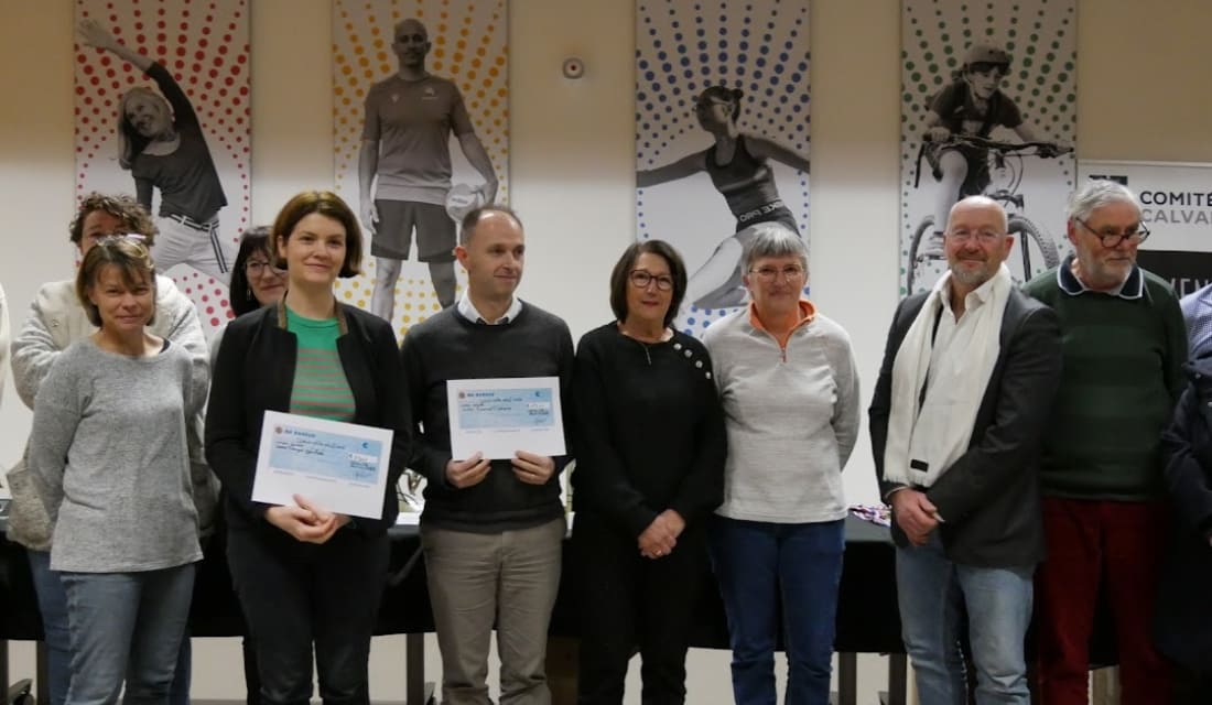 Remise de don du Club de tennis du Calvados au Centre Baclesse de Caen