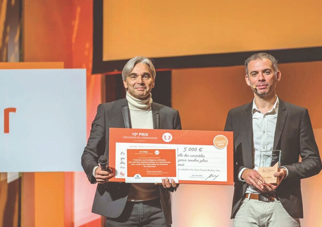 Prix Unicancer pour le pôle Intelligence Artificielle du Centre Baclesse de Caen.