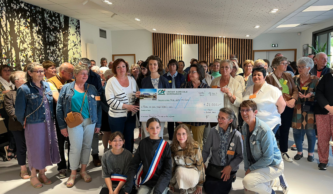 L'association Tulipes en Val-es-Dunes remet 24 000 € au Centre Baclesse