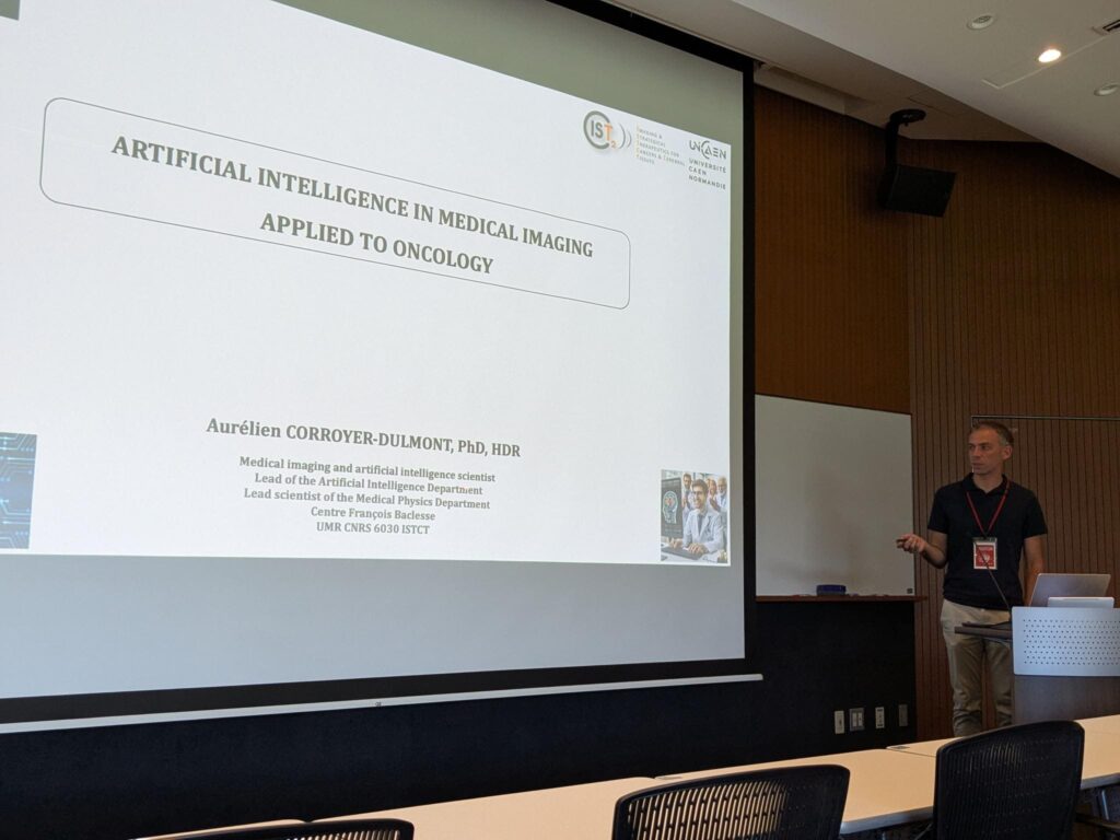 Aurélien CORROYER-DULMONT du Centre Baclesse de Caen. 