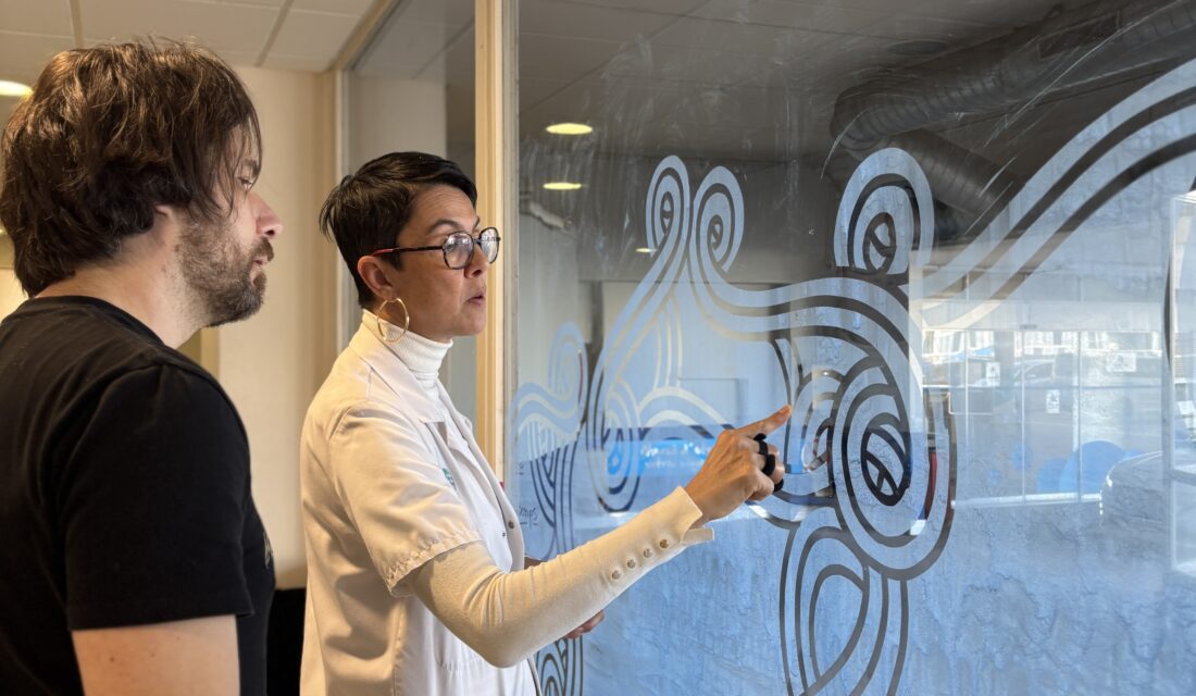 Jordane Saget au Centre Baclesse pour Mars Bleu