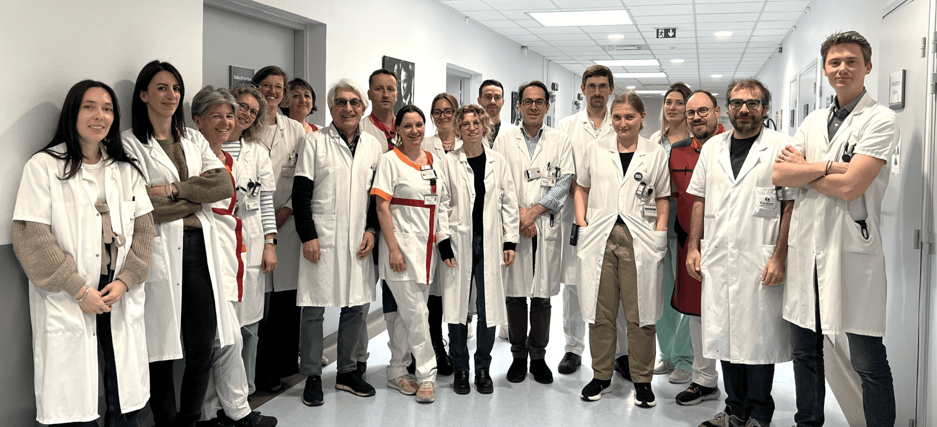 Equipe de médecine nucléaire du Centre Baclesse de Caen.
