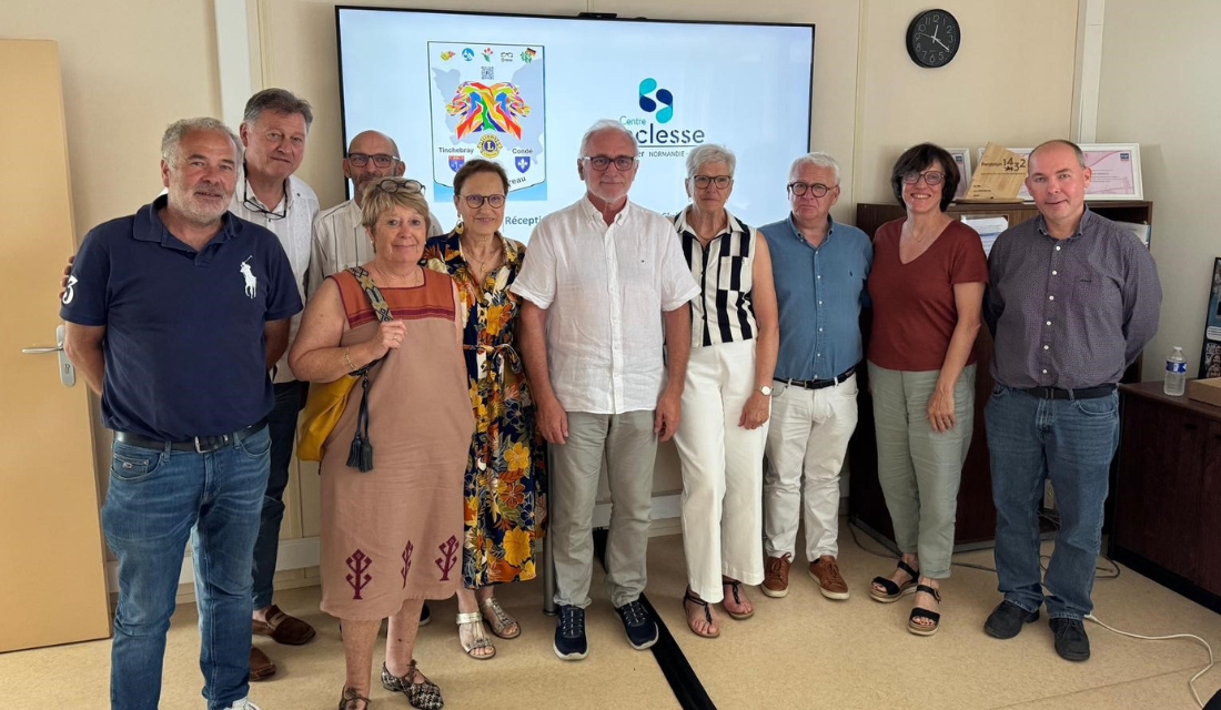 Visite du Laboratoire BioTICLA du Centre Baclesse pour le Lions Club de Tonchebray-Condé