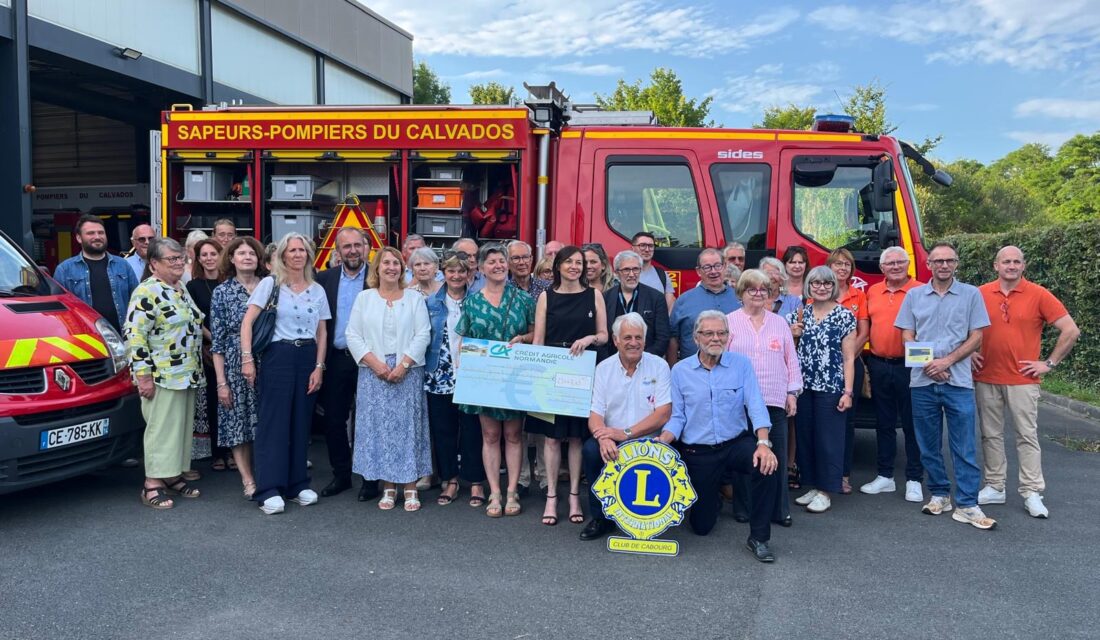 Lions Club de Cabourg soutient le Centre Baclesse de Caen